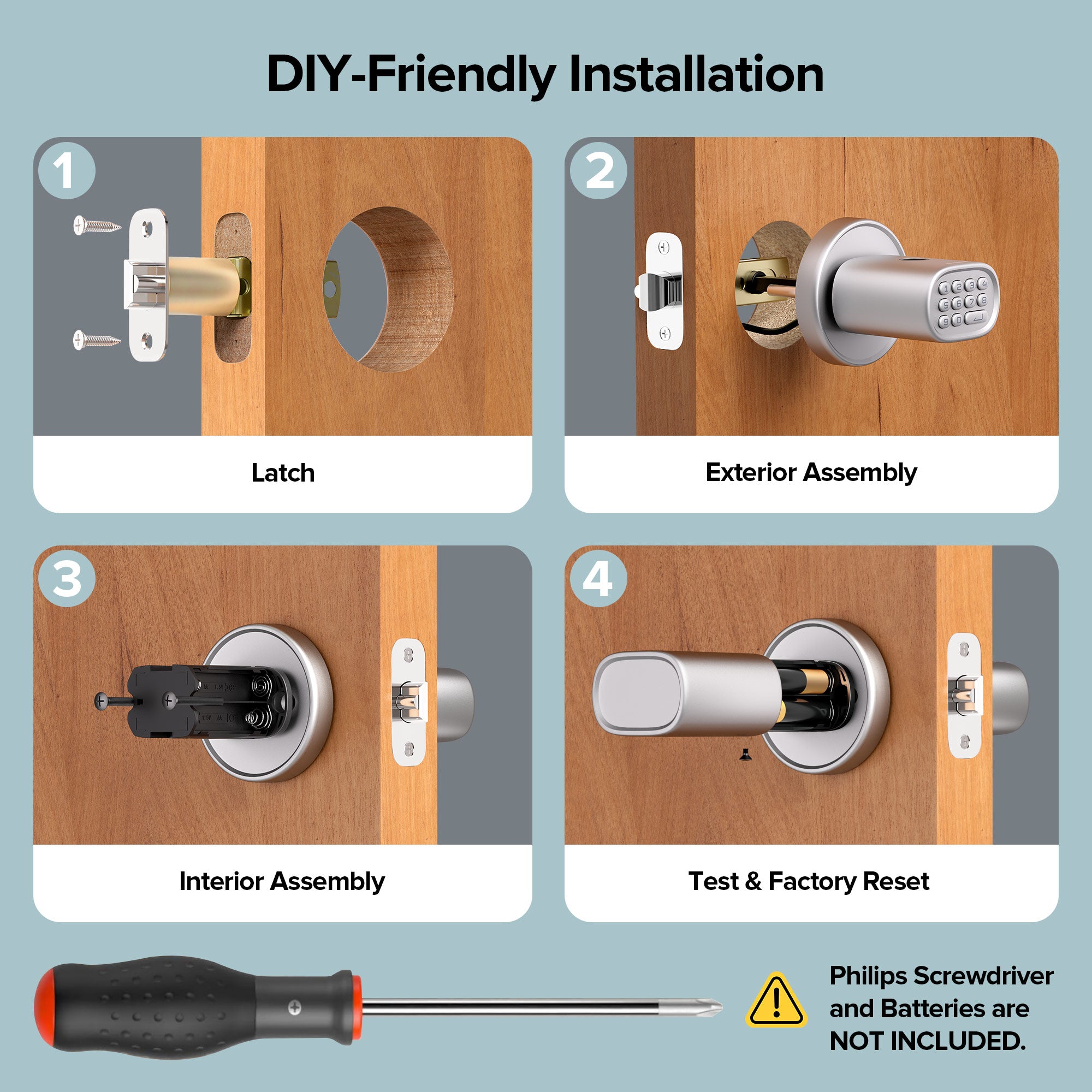 ThorBolt Fingerprint Doorknob (MD1)