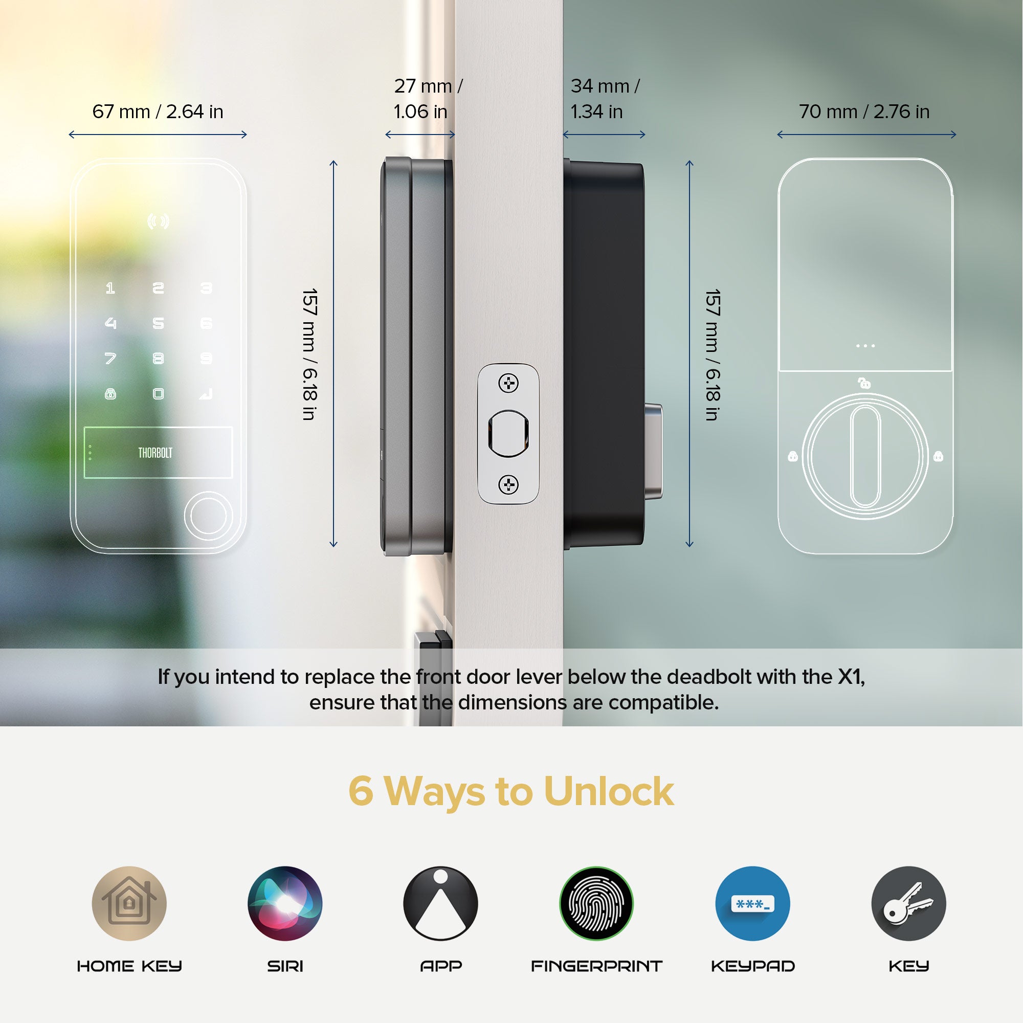 ThorBolt Smart Lock (X1)